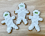 Halloween Gingerbread Mummies