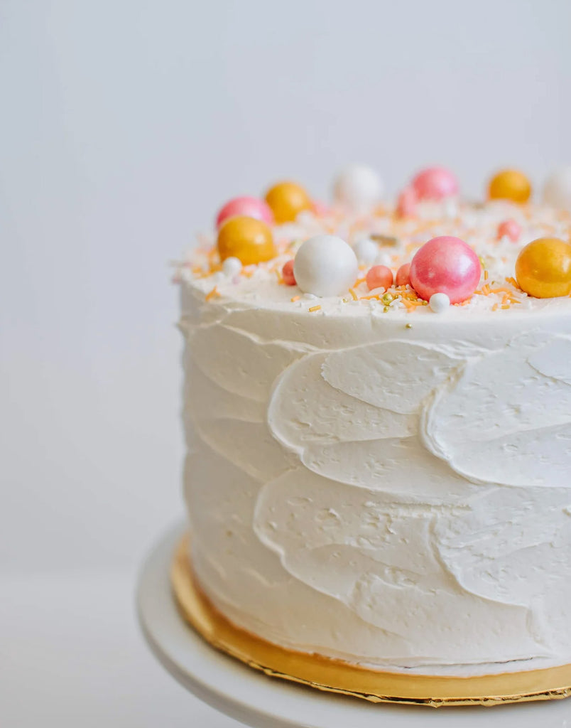 Pink Champagne Cake The Solvang Bakery