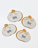 Personalized Pumpkin Cookies