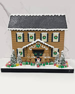 Black Roof Christmas Manor