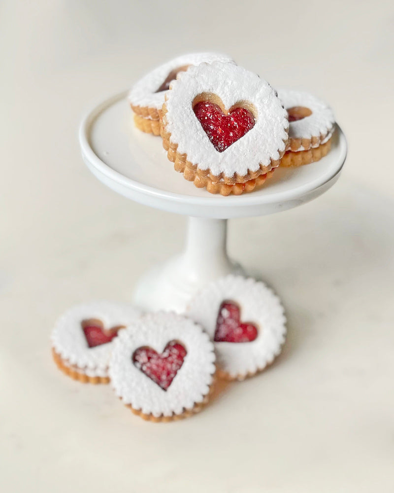 Heart Linzer Cookies