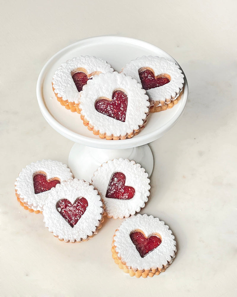 Heart Linzer Cookies