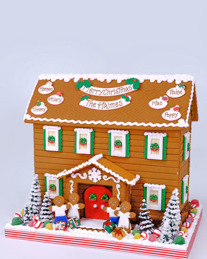 Brown Roof Christmas Manor