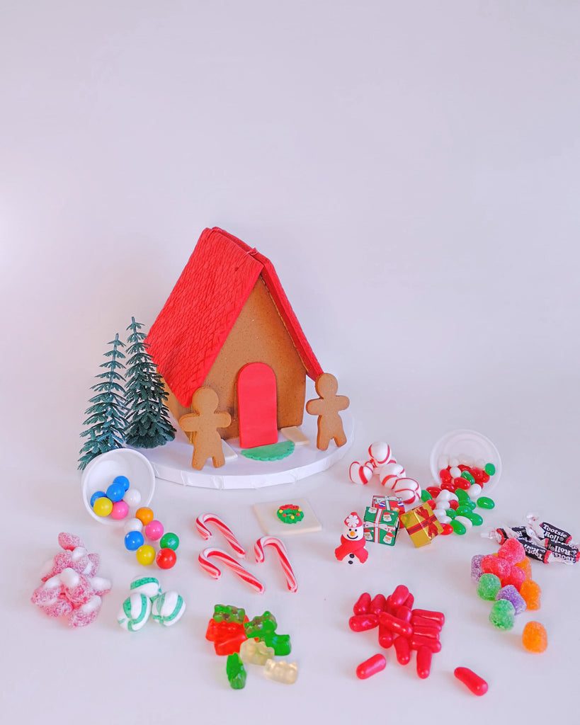 Gingerbread House Kit Red Roof – The Solvang Bakery