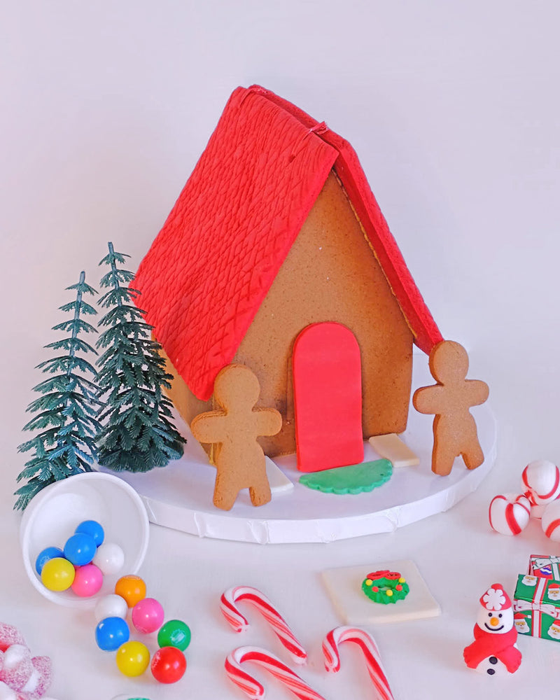 Gingerbread House Kit Red Roof