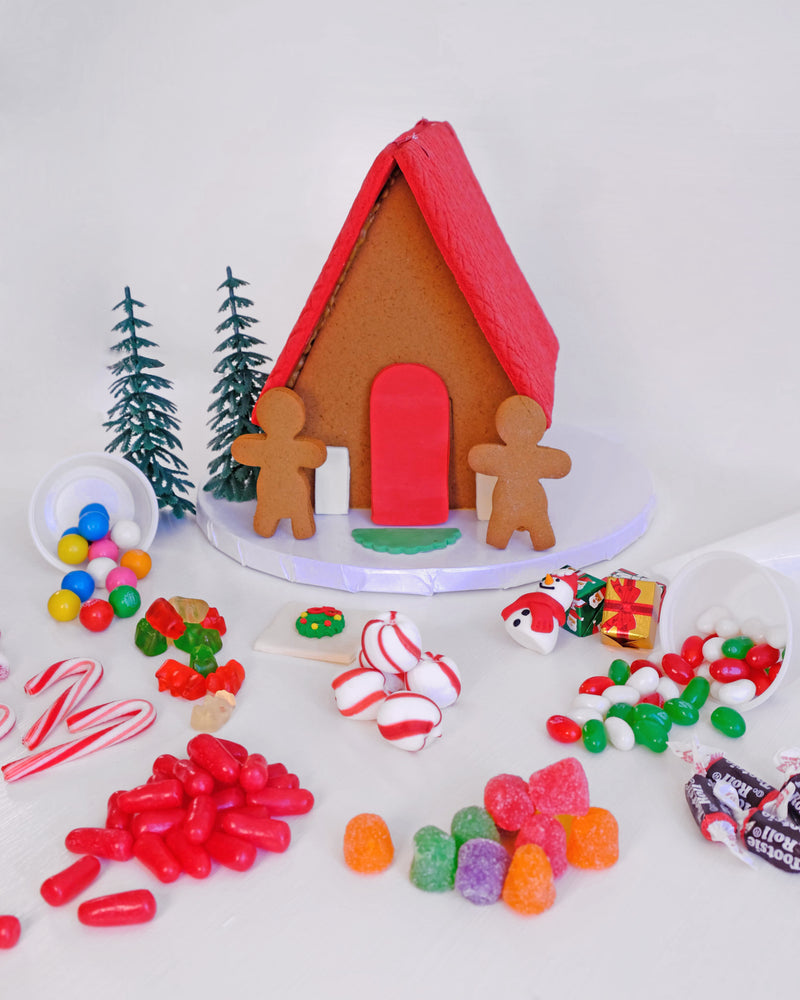 Gingerbread House Kit Red Roof