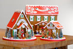 Red Roof Christmas Large House