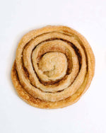 One Danish Cinnamon Crispy. Crispy, flaky, pastry dough with cinnamon and sugar to create an airy, crunchy treat.