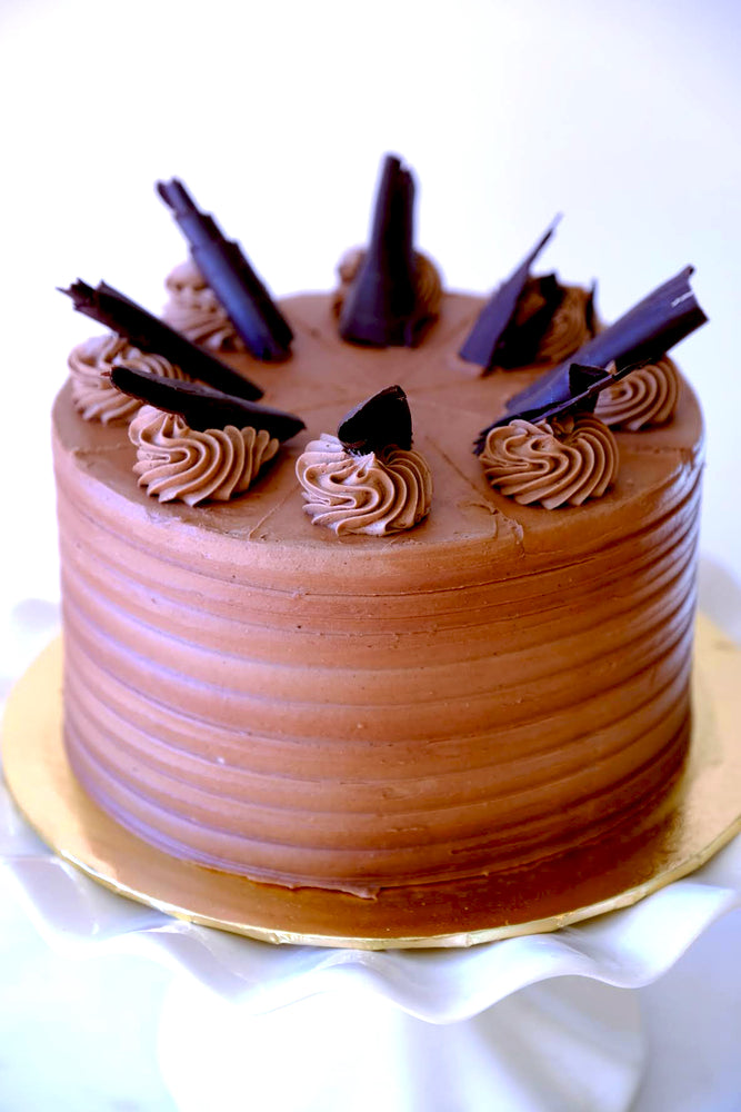 Triple Chocolate Fudge Cake