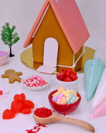 Valentine Pink Roof House Kit